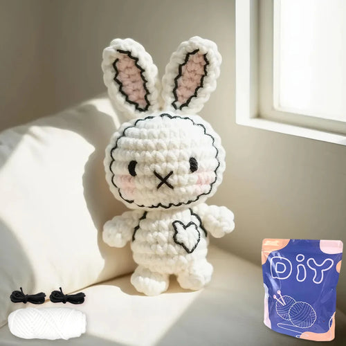Animal Sery Crochet Kit for Beginners Crochet Starter SET ,DIY Crochet Kit for Beginners,Crocheting Knitting Kit Step-By-Step